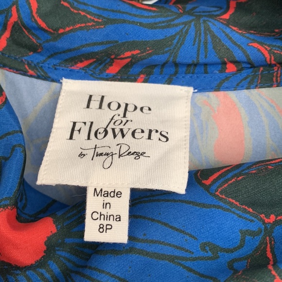 ✨ NWOT Anthropologie Hope for Flowers Dress Sz 8P - Picture 10 of 11